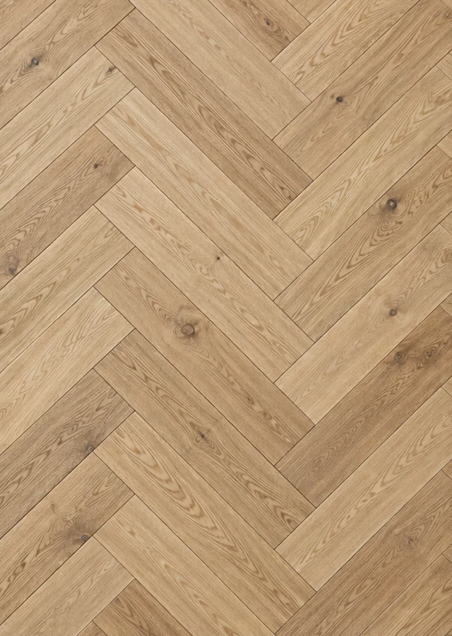 Herringbone flooring layout